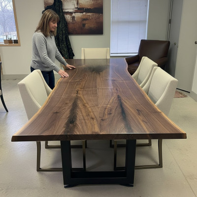 Mesa de comedor Diseño Mesa Mesas modernas Mar Océano Río Muebles 240x100 Resina epoxi