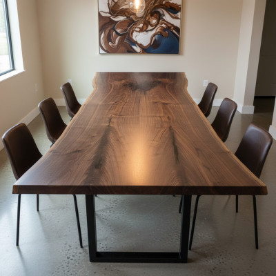 Mesa de comedor Diseño Mesa Mesas modernas Mar Océano Río Muebles 240x100 Resina epoxi
