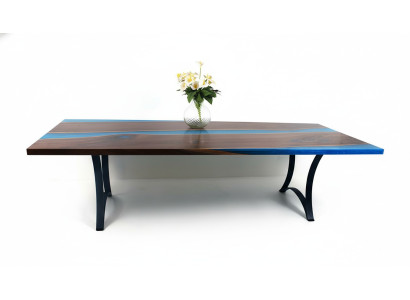 Mesas modernas mesa de comedor diseño de mar mesa resina río muebles 220x90 epoxi océano.