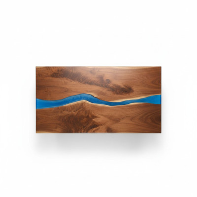 Mesa de comedor Diseño Mesa Mesas modernas Mar Río Océano Muebles 220x90 Resina epoxi