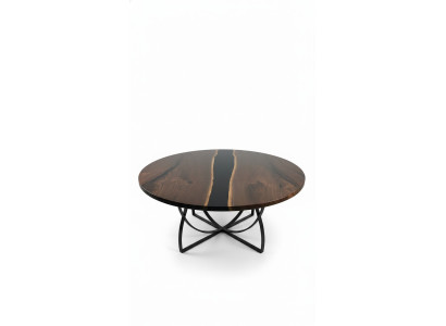 Mesa mesa de comedor mesas resina epoxi epoxy madera real muebles de diseño macizo 150x150