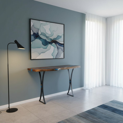 Mesita auxiliar, mesa consola, mesa de diseño, mesa consola, mesas de pared