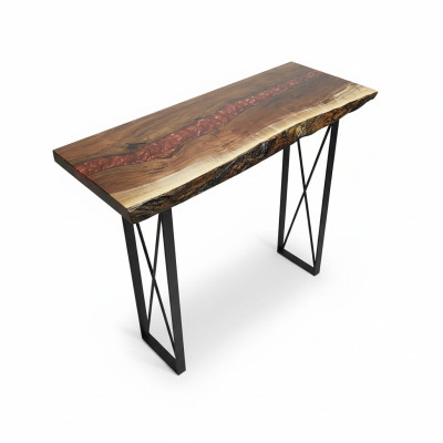 Trabajo manual mesa de centro maciza Mesa de diseñador Consola de epoxi Mesas