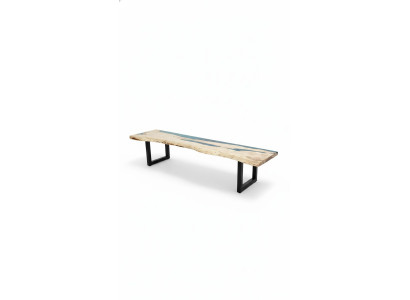 Mesa de consola auxiliar Mesa de resina Epoxi Cómoda Mesa de consola Mesas de pared Epoxi Nueva