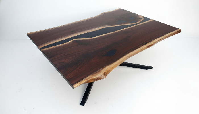 Resina epoxi a medida Mesa de resina epoxi madera real Precio 1 metro cuadrado Mesas