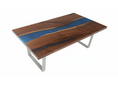 Epoxy mesa a medida Resina epoxi Río Madera real Precio 1 metro cuadrado Mesas Resina