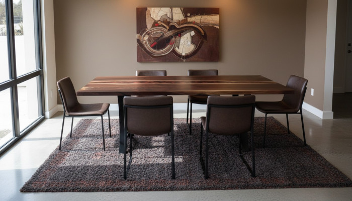 Fabricación a medida Mesa Resina Epoxi Madera de río Precio real 1 metro cuadrado Mesas