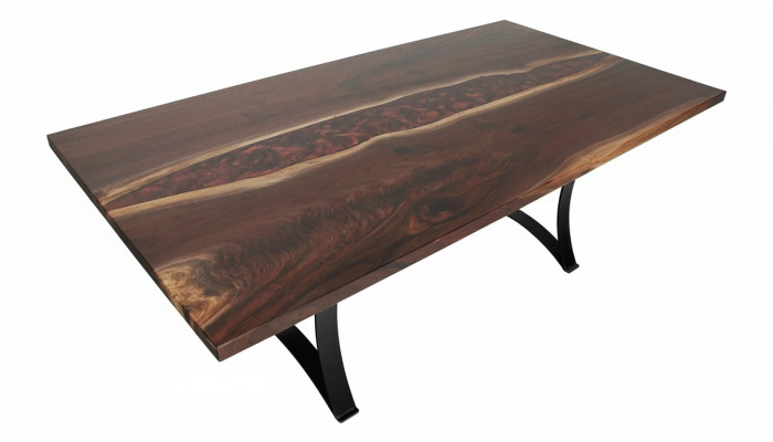 Fabricación a medida Mesa Resina Epoxi Madera de río Precio real 1 metro cuadrado Mesas
