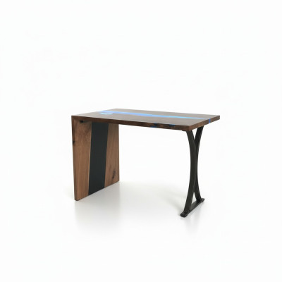 Fabricación personalizada de mesas de resina epoxi, mesas de río de resina epoxi con madera real. Precio por metro cuadrado.