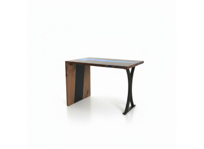 Fabricación personalizada de mesas de resina epoxi, mesas de río de resina epoxi con madera real. Precio por metro cuadrado.