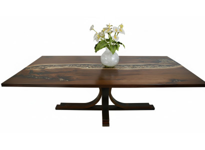 Madera real resina epoxi mesa a medida Río de epoxi Precio 1 metro cuadrado Mesas de resina