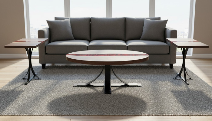 Mesa auxiliar Diseñador Mesa Mesa de centro Hecho a mano Precio 1m² Nuevo