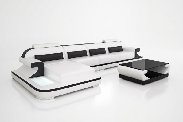 Sofá de cuero Sofá esquinero Tapizado Sofá Almohadón Sofá Sofá de esquina Sofá conjunto de muebles Estancia de vida