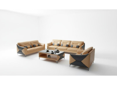 Sofá conjunto de 3 piezas Set Diseño Sofá Sofá de lujo Nuevo diseño Acolchado