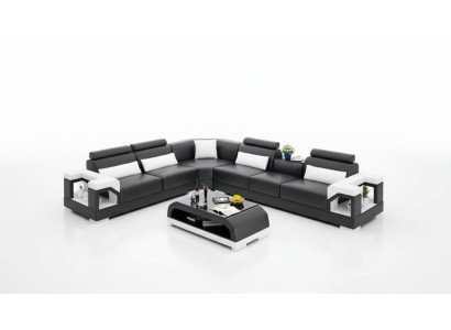 Sala de estar sofá de cuero conjunto de sofá de cuero sofás de cuero juego de sala.