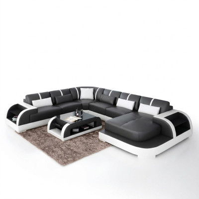Sofá de esquina con cojines, sofá de esquina acolchado, sofá de esquina moderno para la sala de estar, sofá, couch