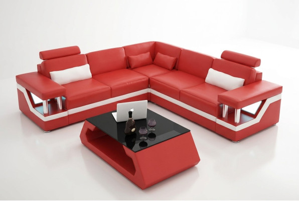 Sofá de salón conjunto de sofás conjunto de esquina sofá de cuero tapizado sofá cojín