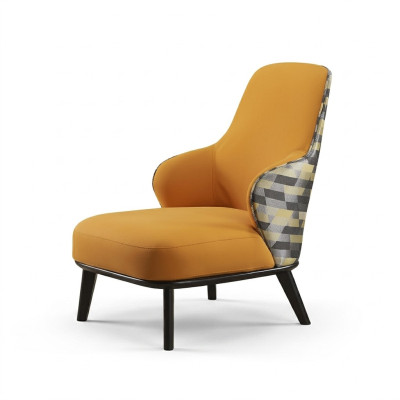 Sillón moderno tapizado sillón orejero sofá sofá sofá diseñador club silla respaldo.
