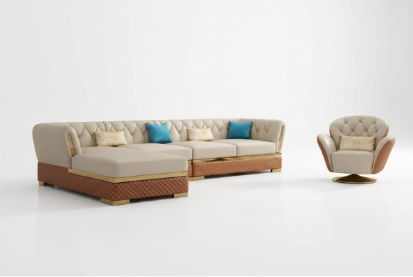 Conjunto de sofás en forma de esquina, sofá de cuero, sofá de esquina, tapicería, sofá, paisaje de vida