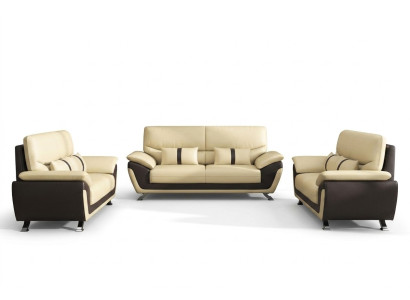 Sofá conjunto de muebles tapizados para sala de estar 3+2+1 plazas sofá moderno
