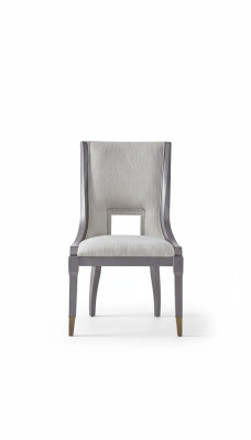 Silla de diseño de lujo de madera real estilo italiano muebles de una plaza sillón