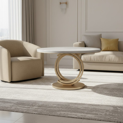Mesa redonda Comedor Mesa de comedor Estilo italiano Muebles Mesa de comedor Redonda