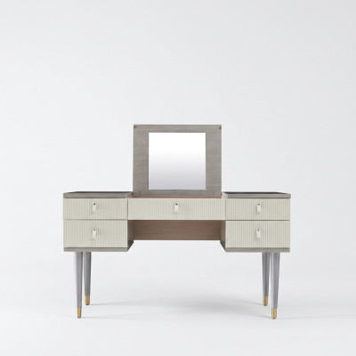 Mesa de maquillaje de lujo Diseño de mesas Cosméticos Espejo de tocador Consola