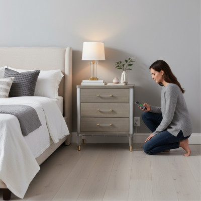 Mesita de noche Diseño de mesita lateral Mesa de dormitorio