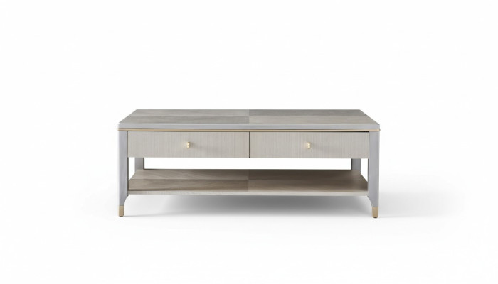 Mesa de centro de lujo para sala de estar Mesa de madera Diseño de decoración Estilo de mesas de diseño de muebles