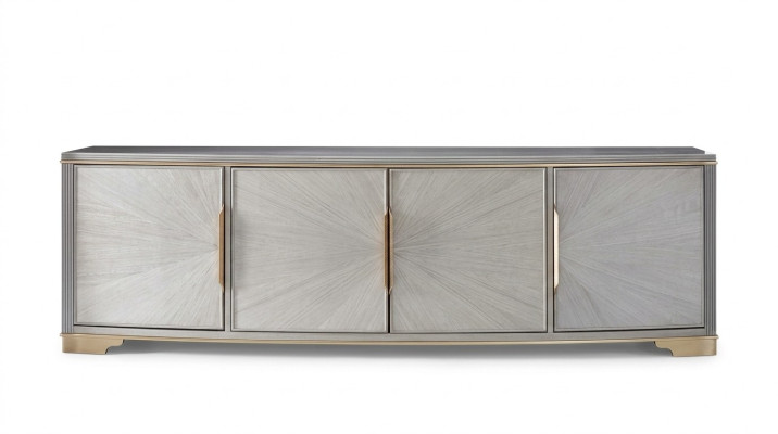 Cómoda de diseño de lujo, aparador, mueble bajo decorativo, armario lateral para sala de estar
