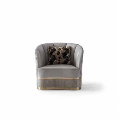 Sillones de lujo para sala de estar, sillas tapizadas de hotel, diseñador moderno de una plaza.