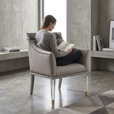 Sillón de una plaza Trono de una plaza Estilo italiano Muebles de diseñador Relajación Club