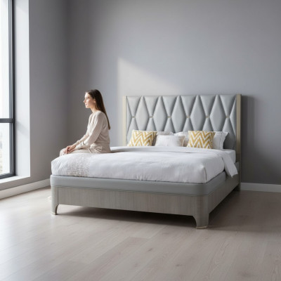 Muebles de estilo americano de lujo, diseño de camas de hotel de dormitorio de lujo.