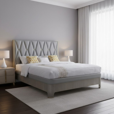 Muebles de estilo americano de lujo, diseño de camas de hotel de dormitorio de lujo.