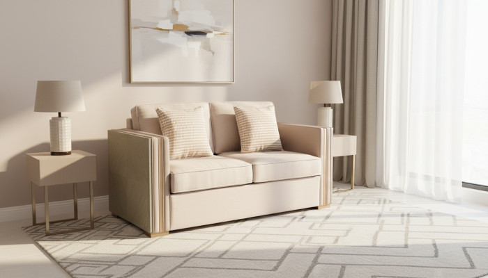 Sofá sofá tapizado sofá de diseño asientos de dos plazas estilo americano muebles