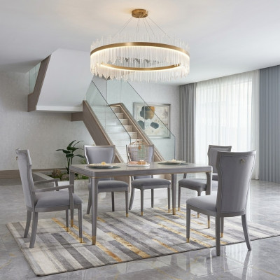 Comedor Mesa Diseñador Muebles de lujo Mesa de madera 160x90cm Sala de estar