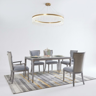 Comedor Mesa Diseñador Muebles de lujo Mesa de madera 160x90cm Sala de estar