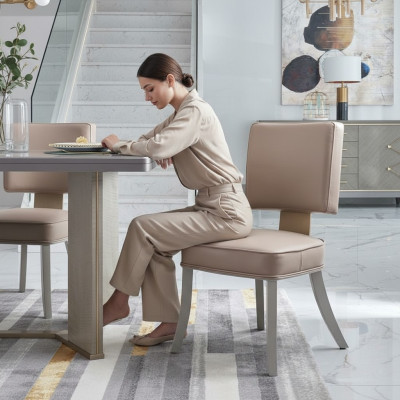 Silla Sillón Silla de respaldo Sillas de diseño Muebles de alta calidad lujo Hotel