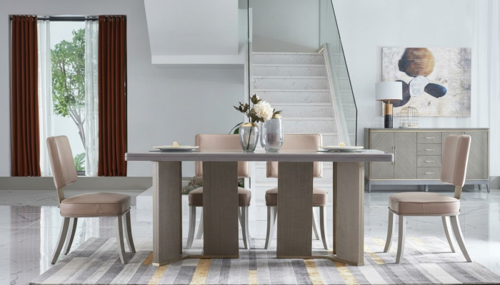 Sillas de comedor de lujo, juego de sillas para hotel de alta calidad.