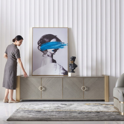 Mueble de lujo para televisión, armario, cómoda, armarios, mueble bajo de televisión