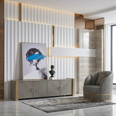 Mueble de lujo para televisión, armario, cómoda, armarios, mueble bajo de televisión