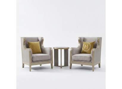 Sofá set de cojines, sillón individual 2x sillas de diseño lounge club muebles de lujo para hotel