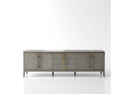 Mueble de televisión de lujo Sideboard Lowboard xxl Mesa de armario de salón de madera de televisión