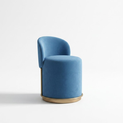 Diseño de sillón de sala de estar de una plaza, muebles tapizados, sofá de salón de club