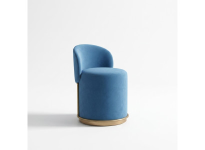 Diseño de sillón de sala de estar de una plaza, muebles tapizados, sofá de salón de club