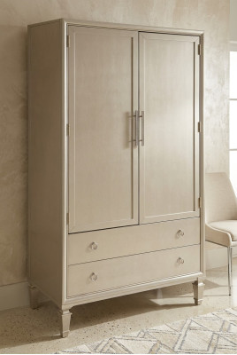 Armario del dormitorio. Diseño de muebles. Armario de madera italiano.