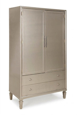Armario del dormitorio. Diseño de muebles. Armario de madera italiano.