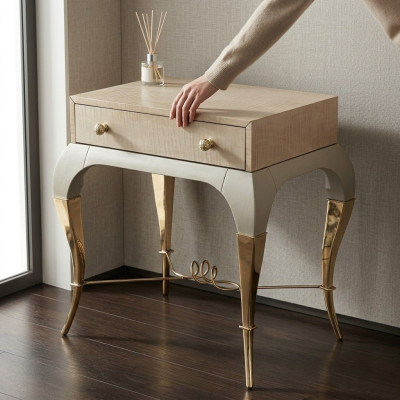 Muebles de lujo Mesa auxiliar Mesa Mesita Mesilla de estilo italiano Möbel