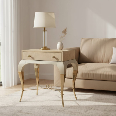 Muebles de lujo Mesa auxiliar Mesa Mesita Mesilla de estilo italiano Möbel