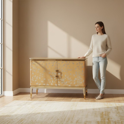 Cómoda Diseño Estilo Muebles Sala de estar Aparador Lujo Aparadores Armario Madera
